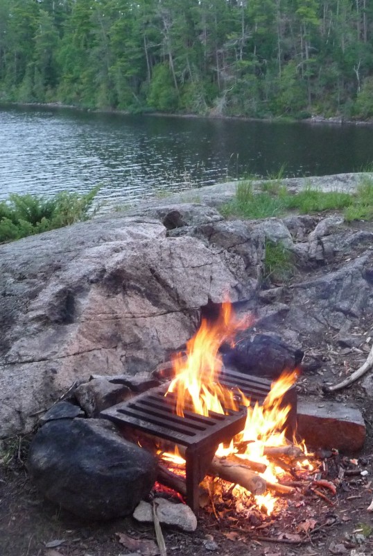 Evening fire